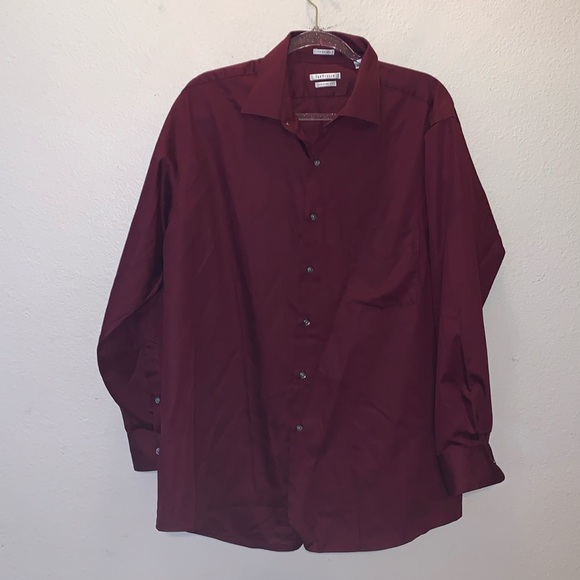 Van Heusen Men's Big And Tall Long-Sleeve Traveler No-Iron Button-Front
